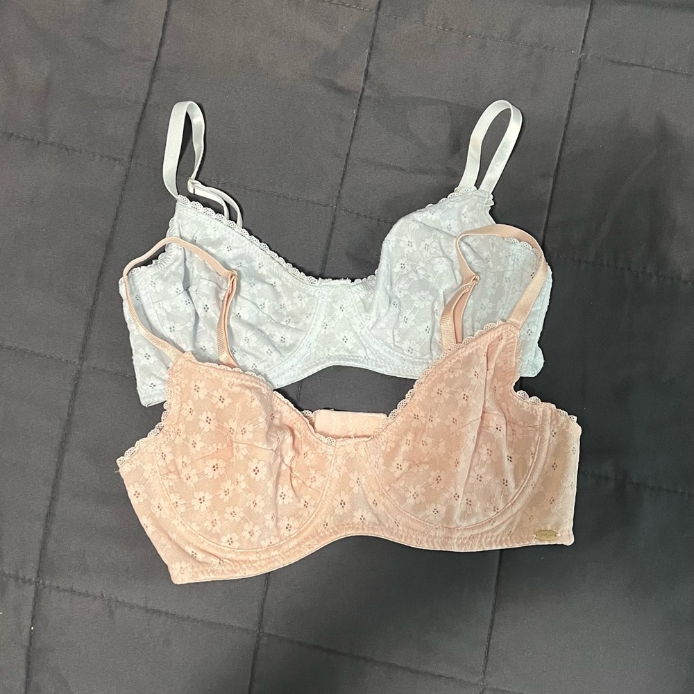 Jessica Simpson Lace Bras White and Cream Intimates